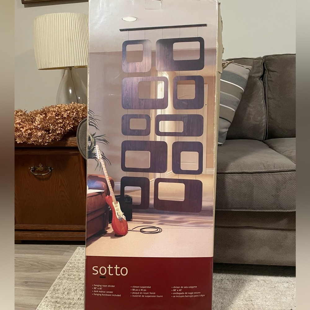 Sotto Modern hanging room divider